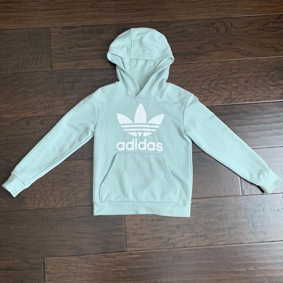 adidas Other - Adidas Kids Trefoil Hoodie Baby Blue XS (7-8)